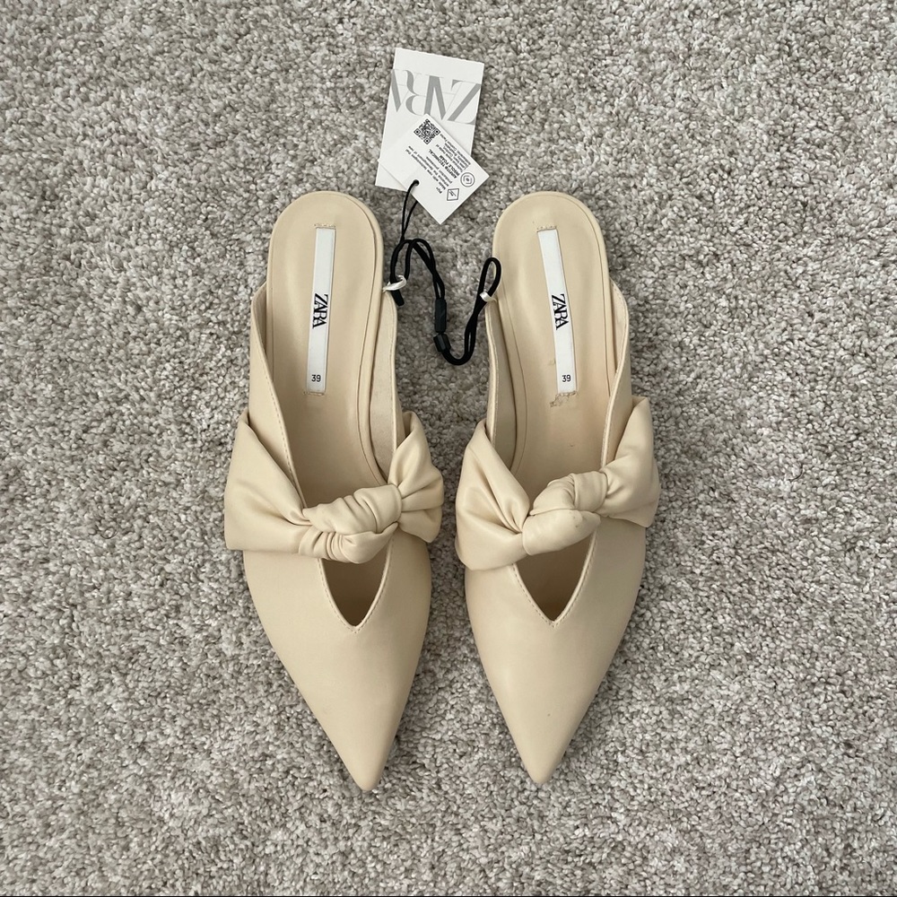 Zara Mules with Knot